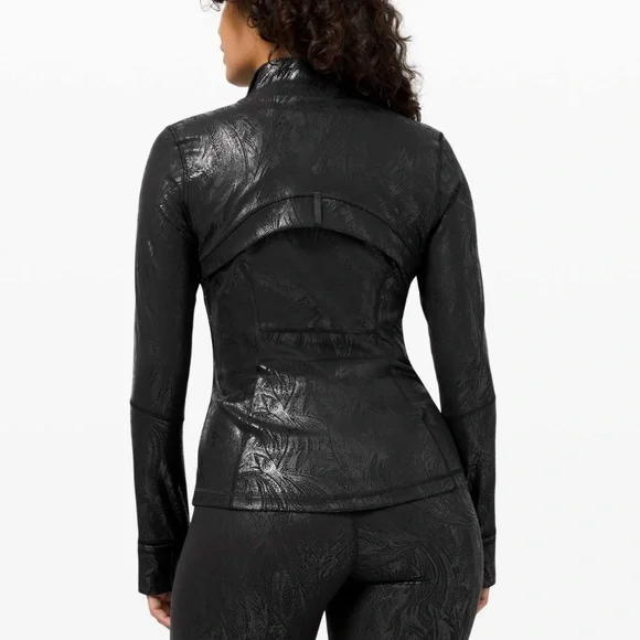 Lululemon Define Jacket *Shine Acclimatize Black Foil Perfect like new condition - Picture 3 of 8